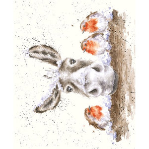 The Christmas Donkey Mini Holiday Card