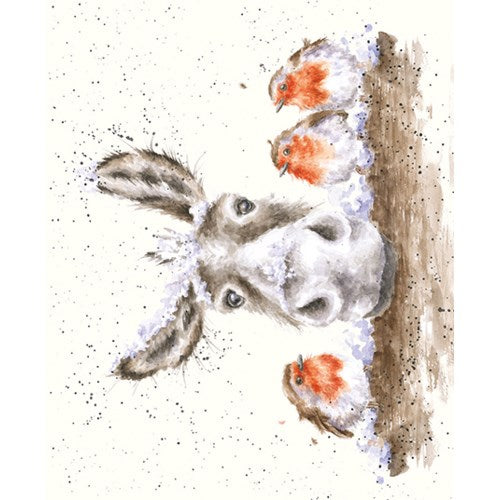 The Christmas Donkey Mini Holiday Card