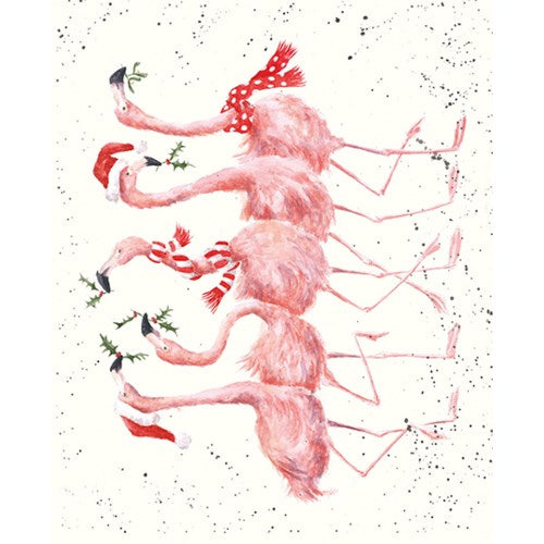 Flamingle Bells Mini Holiday Cards