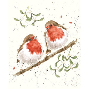 Mistletoe Mini Holiday Card
