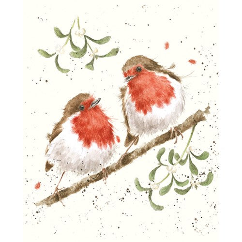 Mistletoe Mini Holiday Card