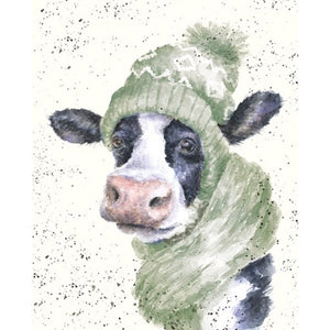 Mooo-ry Christmas Mini Holiday Card