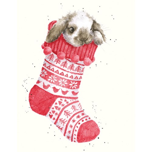 Christmas Stocking Mini Holiday Card