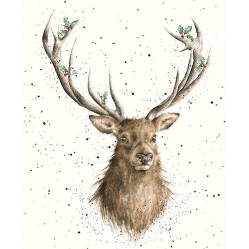Christmas Stag Mini Holiday Card