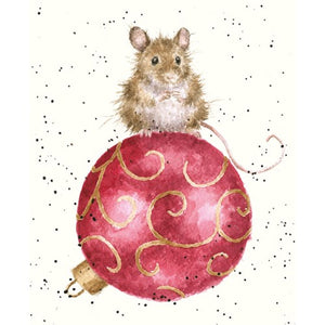 Christmas Mouse Mini Holiday Card