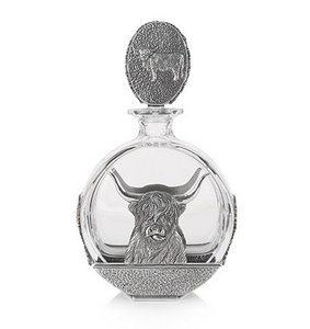 Highland Cow Decanter
