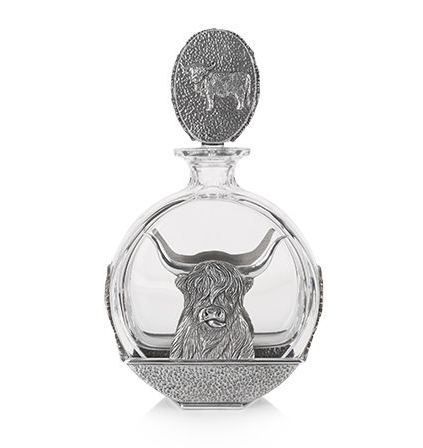 Highland Cow Decanter