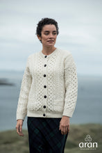 Load image into Gallery viewer, Merino Wool Aran Cardigan
