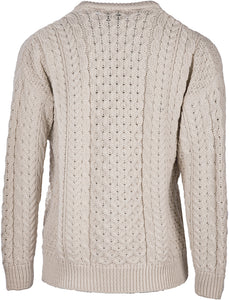Merino Wool Aran Cardigan