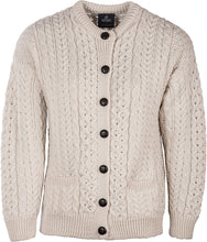 Load image into Gallery viewer, Merino Wool Aran Cardigan
