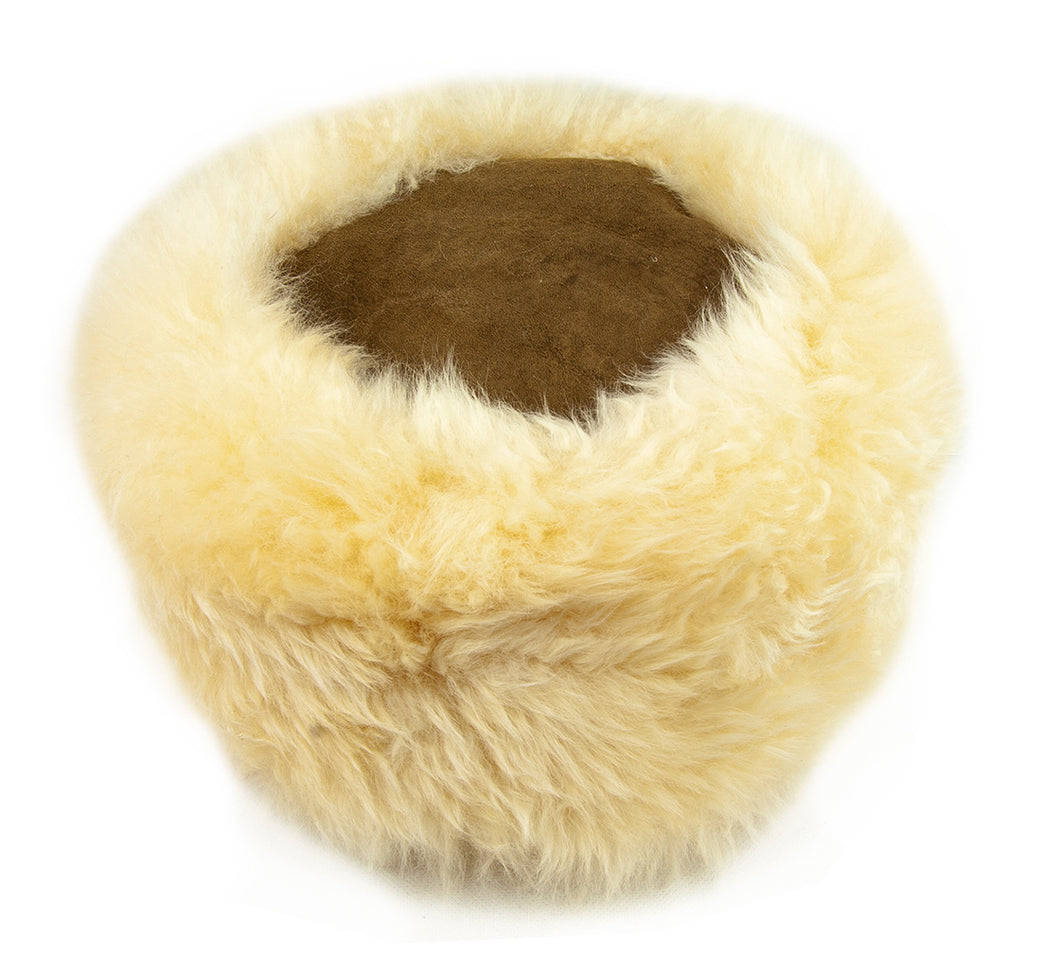 Snow Queen Sheepskin Hat - Cream