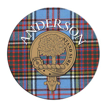 Load image into Gallery viewer, Clan Crest Tartan Coaster
