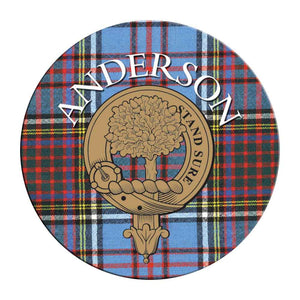 Clan Crest Tartan Coaster