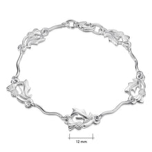 Load image into Gallery viewer, Thistle 5-link Bracelet in Sterling Silver

