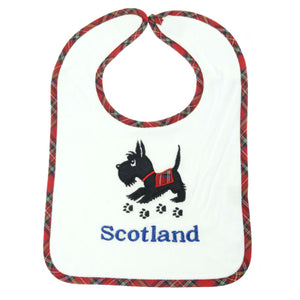 Embroidered Bib - Scottie