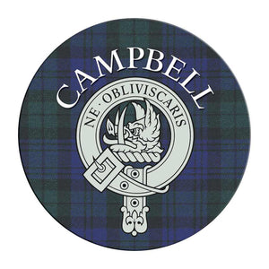 Clan Crest Tartan Coaster