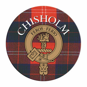 Clan Crest Tartan Coaster