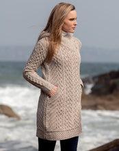Load image into Gallery viewer, Claddagh Heart Design Side Zip Sweater

