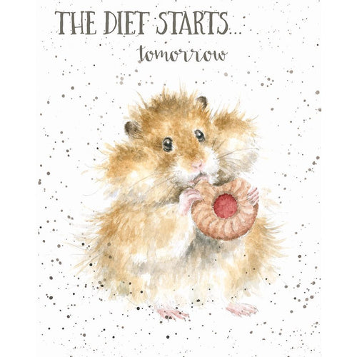 Wrendale Diet Starts Tomorrow Card