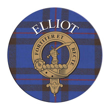 Load image into Gallery viewer, Clan Crest Tartan Coaster
