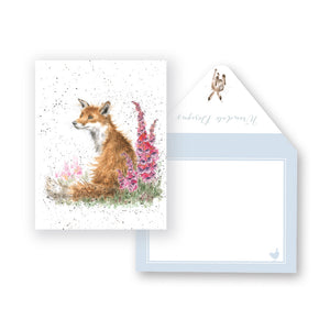'Foxgloves" Mini Card