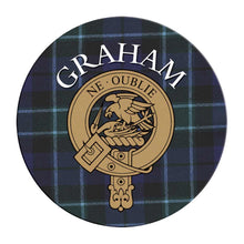 Load image into Gallery viewer, Clan Crest Tartan Coaster
