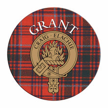 Load image into Gallery viewer, Clan Crest Tartan Coaster
