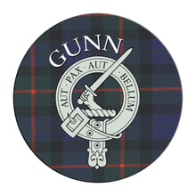 Load image into Gallery viewer, Clan Crest Tartan Coaster
