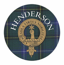Load image into Gallery viewer, Clan Crest Tartan Coaster
