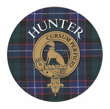 Load image into Gallery viewer, Clan Crest Tartan Coaster
