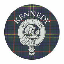 Load image into Gallery viewer, Clan Crest Tartan Coaster
