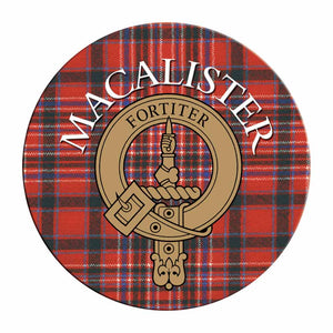 Clan Crest Tartan Coaster