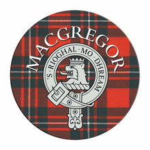 Load image into Gallery viewer, Clan Crest Tartan Coaster
