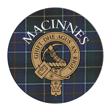 Load image into Gallery viewer, Clan Crest Tartan Coaster
