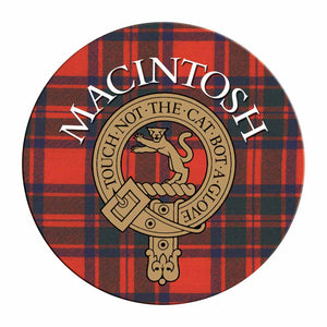 Clan Crest Tartan Coaster
