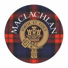 Load image into Gallery viewer, Clan Crest Tartan Coaster
