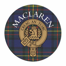 Load image into Gallery viewer, Clan Crest Tartan Coaster
