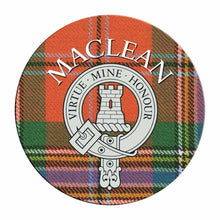 Load image into Gallery viewer, Clan Crest Tartan Coaster
