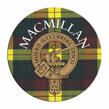 Load image into Gallery viewer, Clan Crest Tartan Coaster
