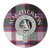 Load image into Gallery viewer, Clan Crest Tartan Coaster

