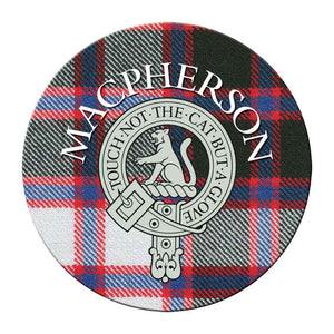 Clan Crest Tartan Coaster