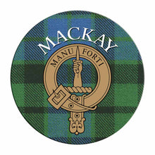 Load image into Gallery viewer, Clan Crest Tartan Coaster
