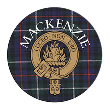 Load image into Gallery viewer, Clan Crest Tartan Coaster
