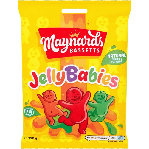 Maynards Bassetts Jelly Babies - 190g