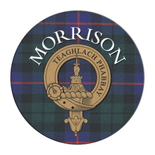Load image into Gallery viewer, Clan Crest Tartan Coaster
