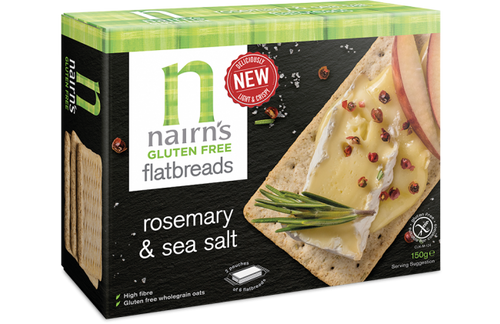 Nairns Gluten Free Rosemary and Sea Salt Flatbread