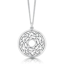Load image into Gallery viewer, Celtic Dress Pendant in Sterling Silver
