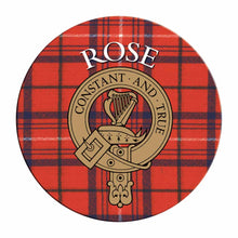 Load image into Gallery viewer, Clan Crest Tartan Coaster
