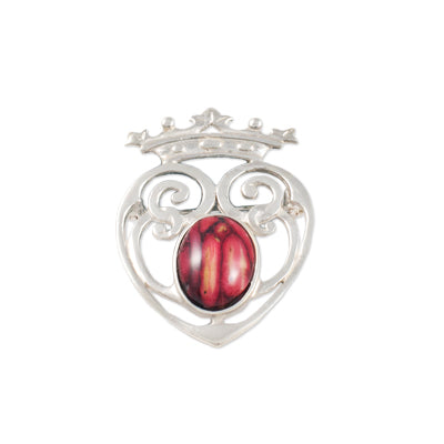 Heathergems Luckenbooth Brooch