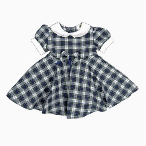 Tartan Dress with Full Circle Skirt in Royal Stewart - 6mths